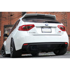 IAG RockBlocker Tail Light Film Overlay Kit (Red w/ Smoke Insert), 2008-2014 WRX & STi (Hatch) - Angle 2