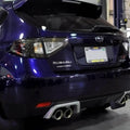 IAG RockBlocker Tail Light Film Overlay Kit (Smoke 20% w/ Clear Cutout), 2008-2014 WRX & STi (Hatch)