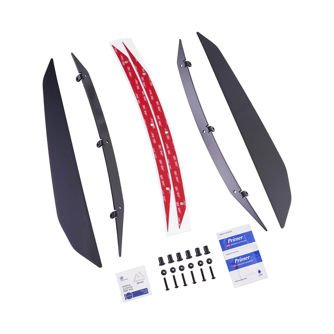 IAG Single Canard Kit (Gloss Black), 2015-2021 WRX & STi