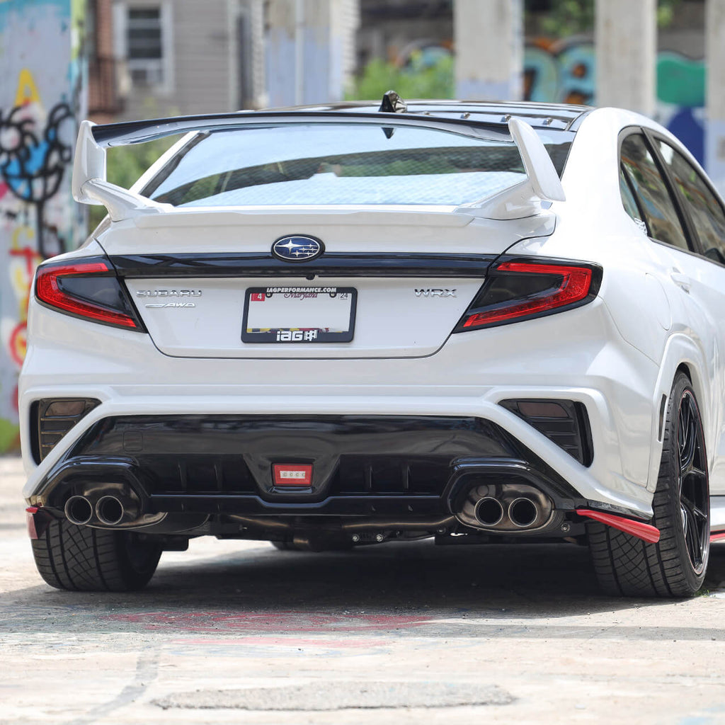 IAG Smoked Tail Light Overlay Film Kit, 2022-2025 WRX - Angle 3