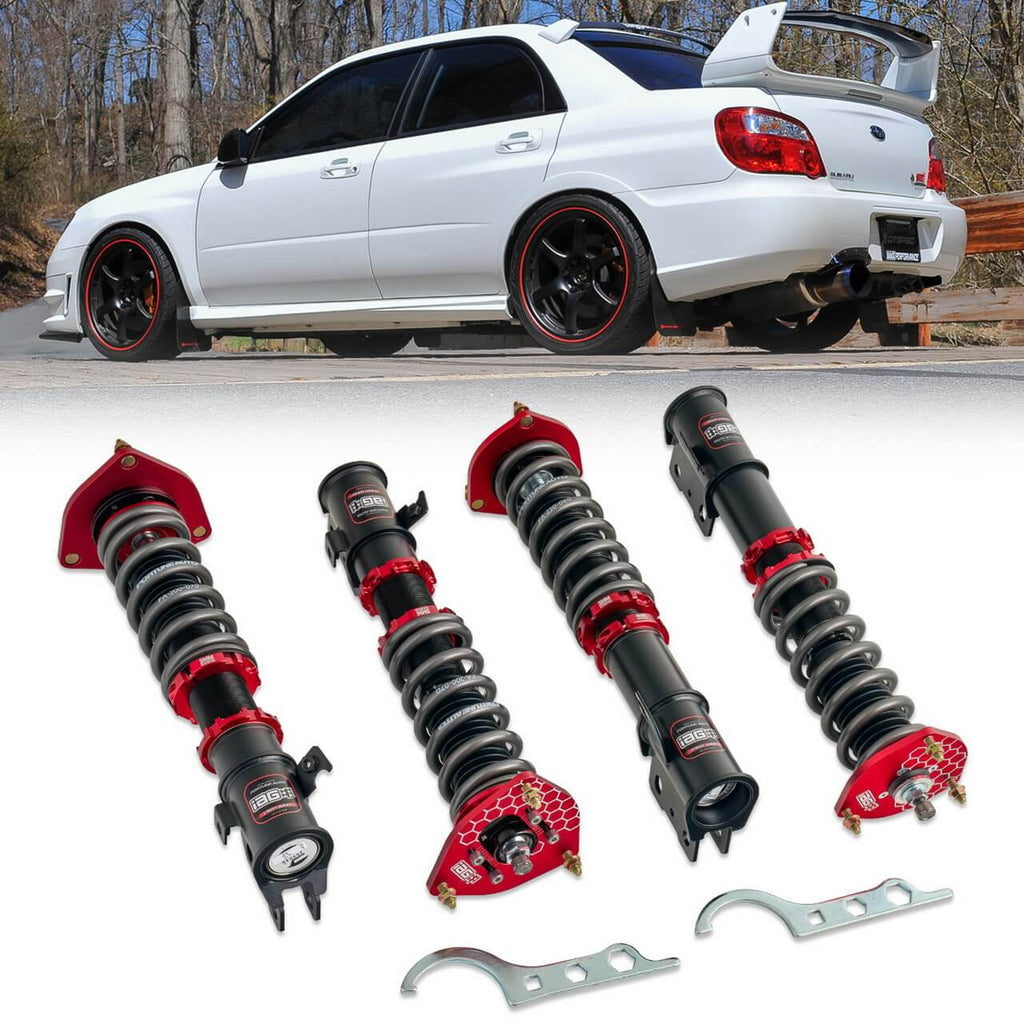 IAG Spec Street Series Coilovers, 2005-2007 STi - Angle 2