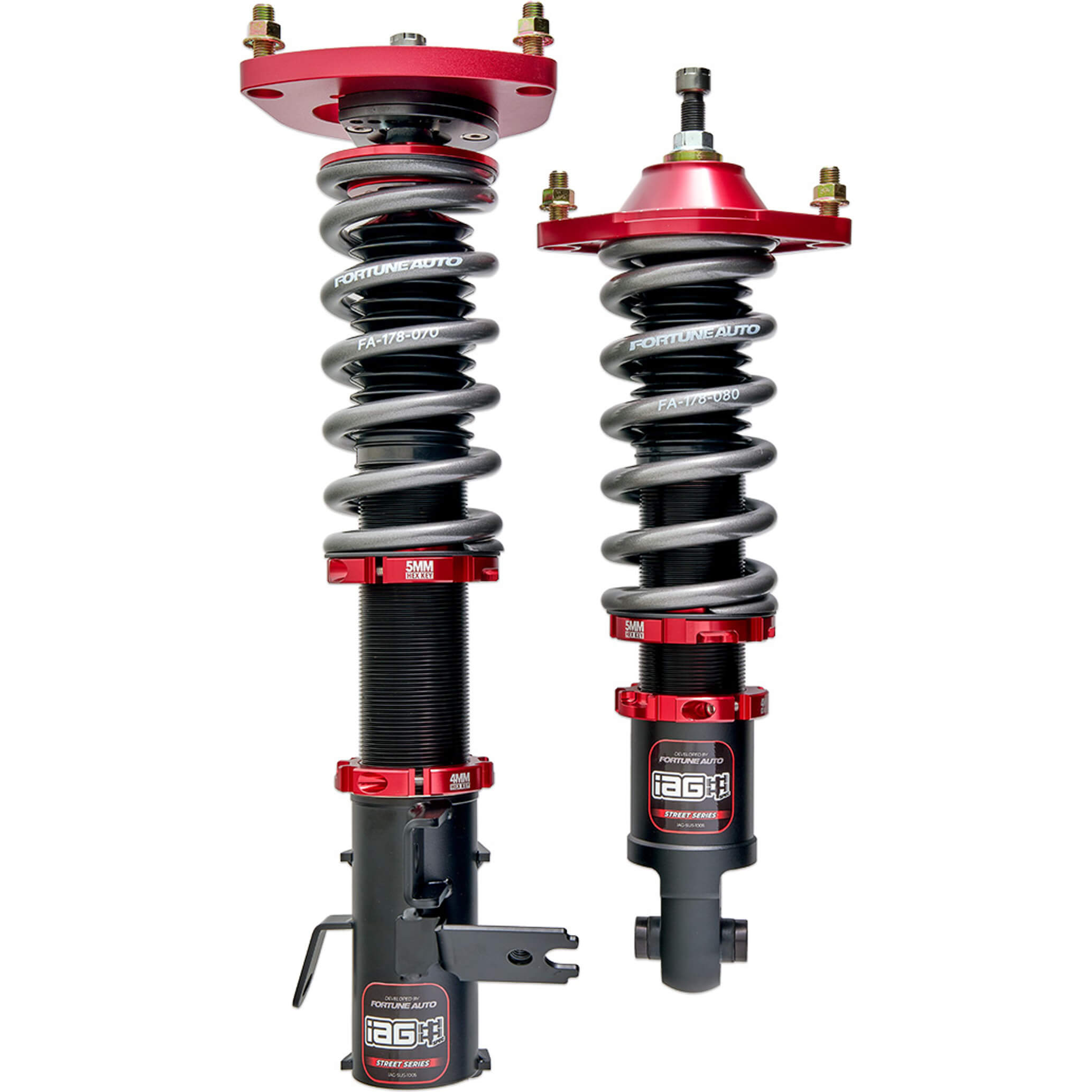 IAG Spec Street Series Coilovers, 2022-2026 WRX - Angle 3