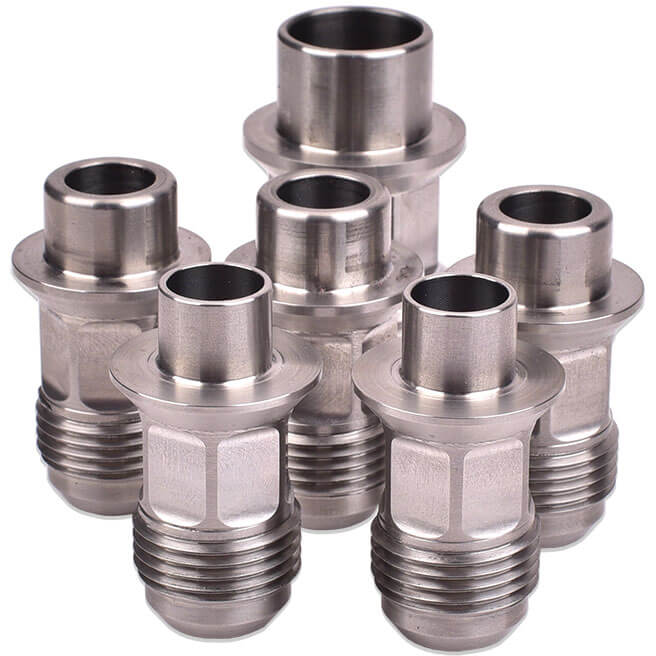 IAG Stainless Steel AN Breather Fitting Set, 2004-2021 STi & 2005-2014 WRX - Angle 3