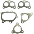 IAG Stainless Steel Exhaust Gasket Set w/ 3-Bolt Up Pipe (5 Piece), 2002-2014 WRX & 2004-2021 STi