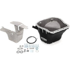 IAG Street Series Oil Pan w/ Removable SS Lower Baffle (Black), 2002-2014 WRX & 2004-2021 STi