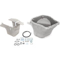 IAG Street Series Oil Pan w/ Removable SS Lower Baffle (Silver), 2002-2014 WRX & 2004-2021 STi