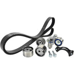 IAG Timing Belt Kit w/ Adjustable Idlers, Black Belt, Guide, Tensioner, 2002-2014 WRX & 2004-2021 STi