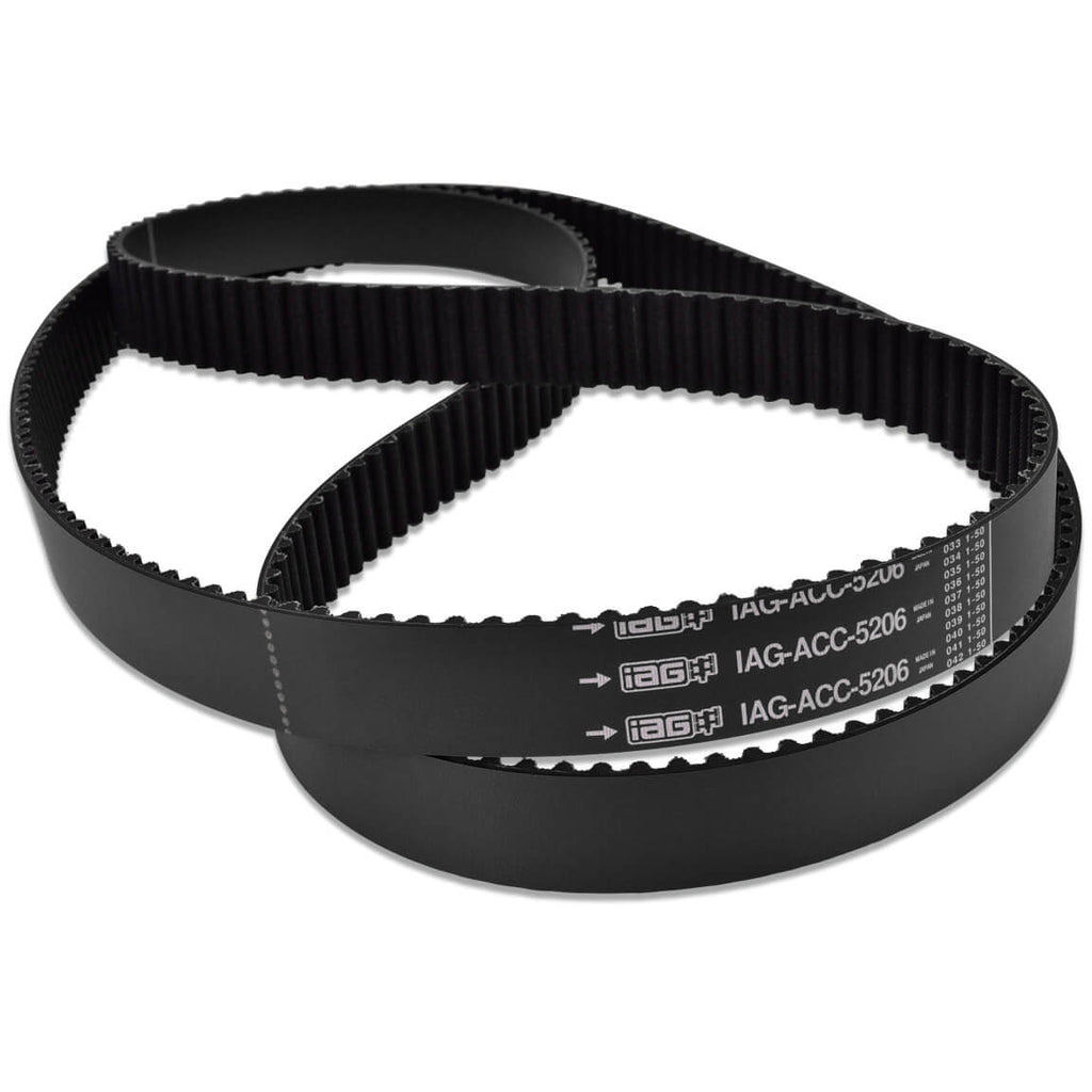 IAG Timing Belt Kit w/ Adjustable Idlers, Black Belt, Guide, Tensioner, 2002-2014 WRX & 2004-2021 STi - Angle 2