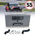 IAG Triple Pass Competition Series 55mm Radiator, 2008-2014 WRX & 2008-2021 STi