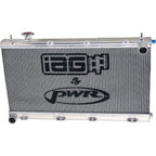 IAG Triple Pass Competition Series 55mm Radiator, 2008-2014 WRX & 2008-2021 STi - Angle 3