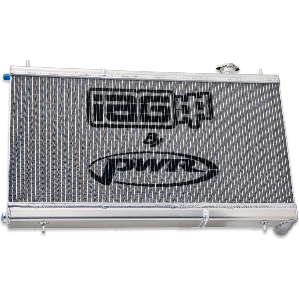 IAG Triple Pass Competition Series 55mm Radiator, 2008-2014 WRX & 2008-2021 STi - Angle 7