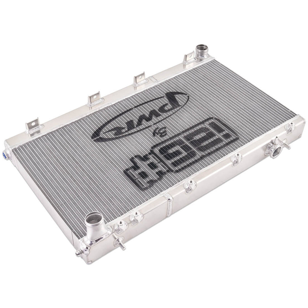 IAG Triple Pass Competition Series 55mm Radiator, 2002-2007 WRX & 2004-2007 STi - Angle 3