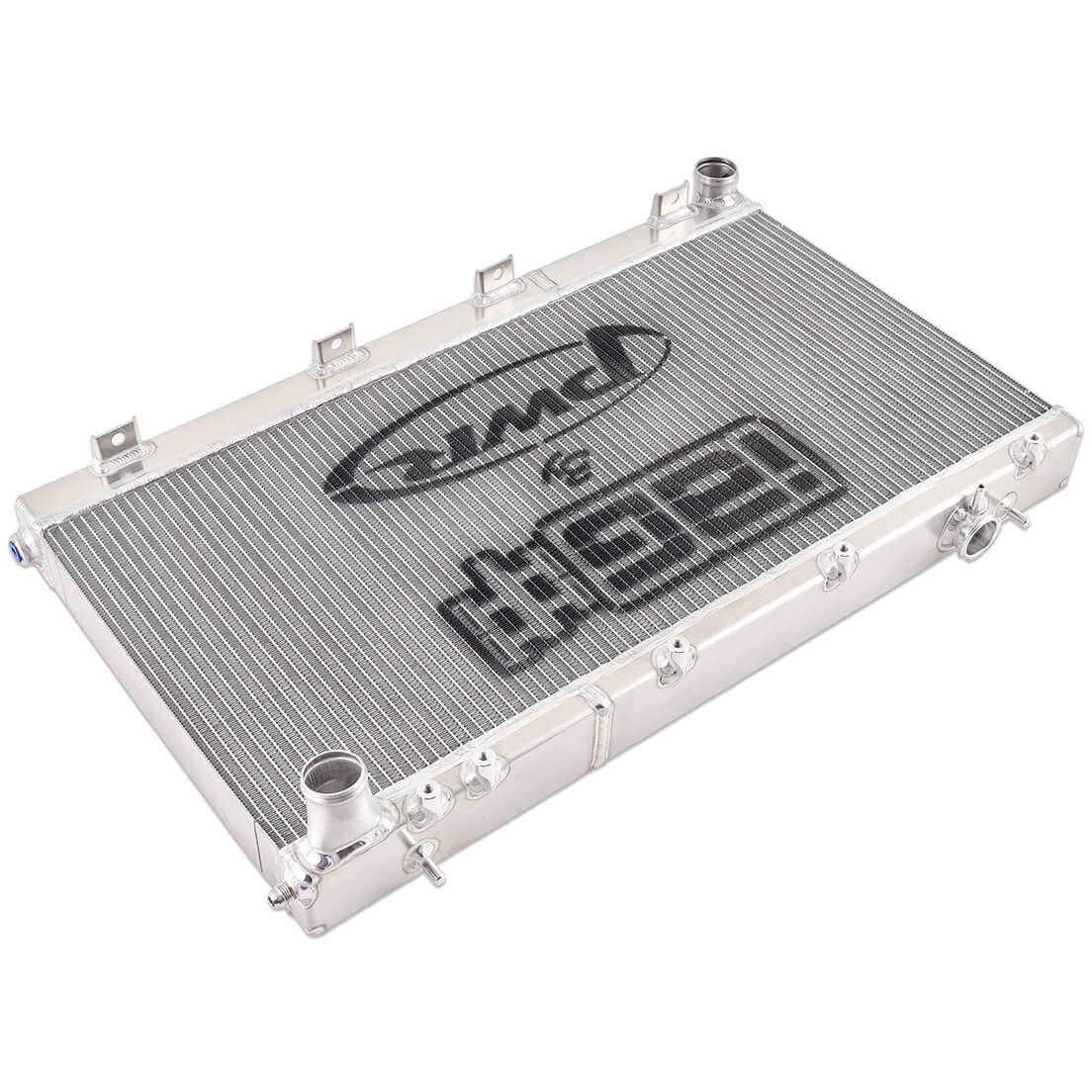 IAG Triple Pass Competition Series 55mm Radiator, 2002-2007 WRX & 2004-2007 STi - Angle 3