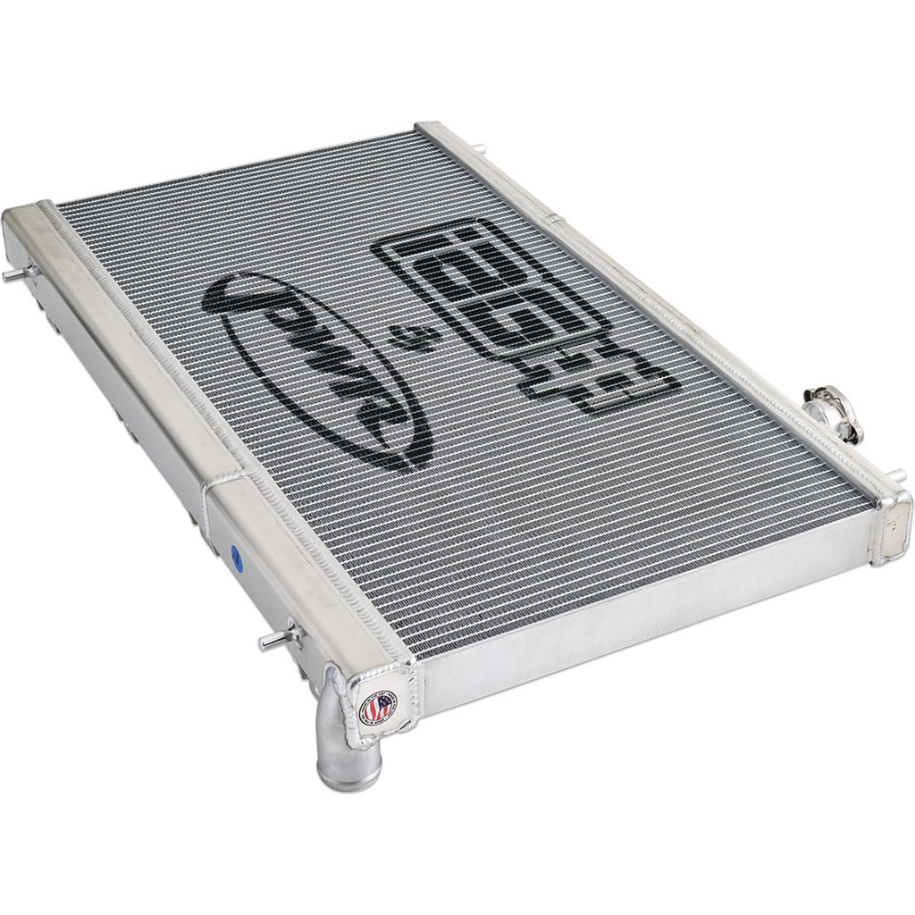 IAG Triple Pass Street Series 42mm Radiator, 2008-2014 WRX & 2008-2021 STi - Angle 3