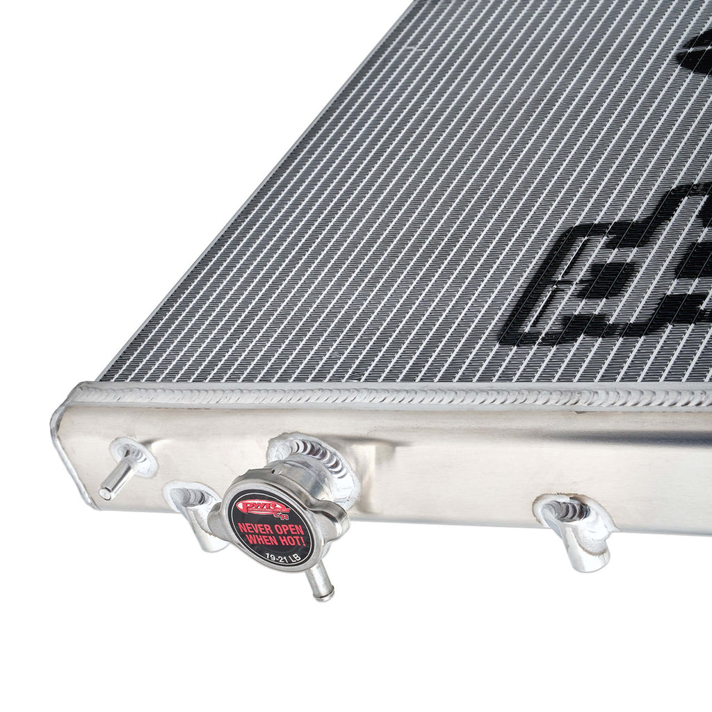 IAG Triple Pass Street Series 42mm Radiator, 2008-2014 WRX & 2008-2021 STi - Angle 5