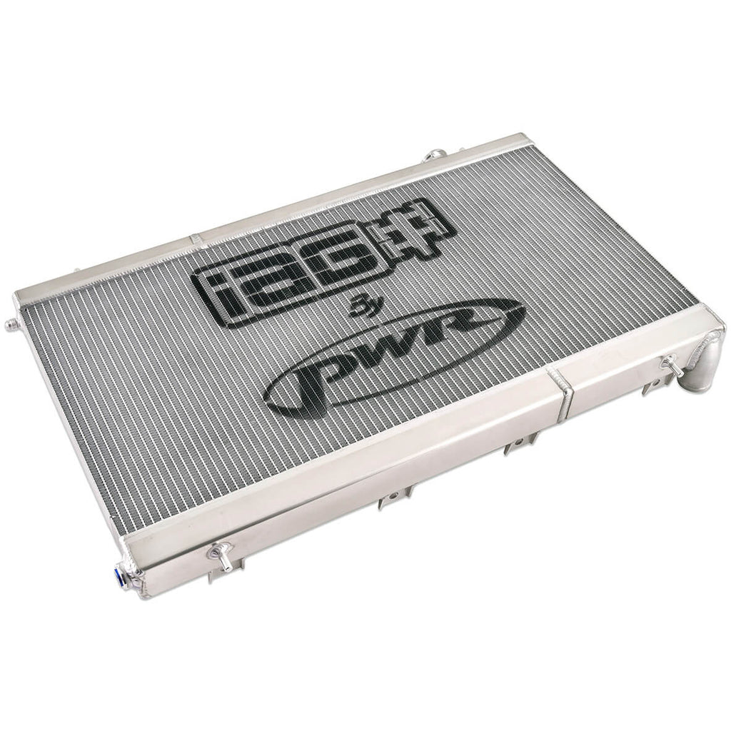 IAG Triple Pass Street Series 42mm Radiator, 2002-2007 WRX & 2004-2007 STi - Angle 2