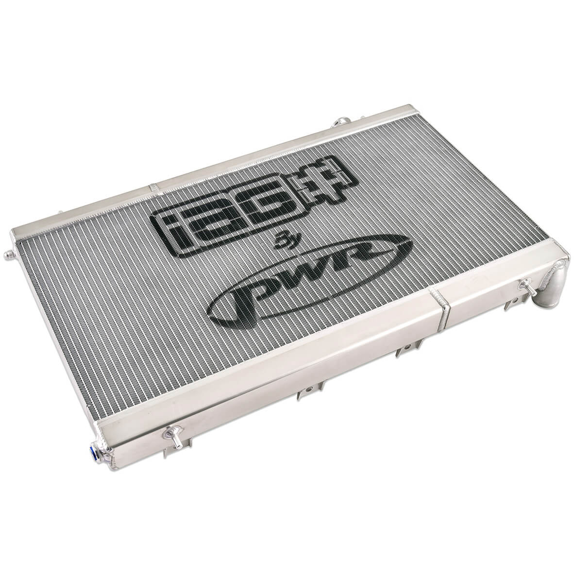 IAG Triple Pass Street Series 42mm Radiator, 2002-2007 WRX & 2004-2007 STi - Angle 2