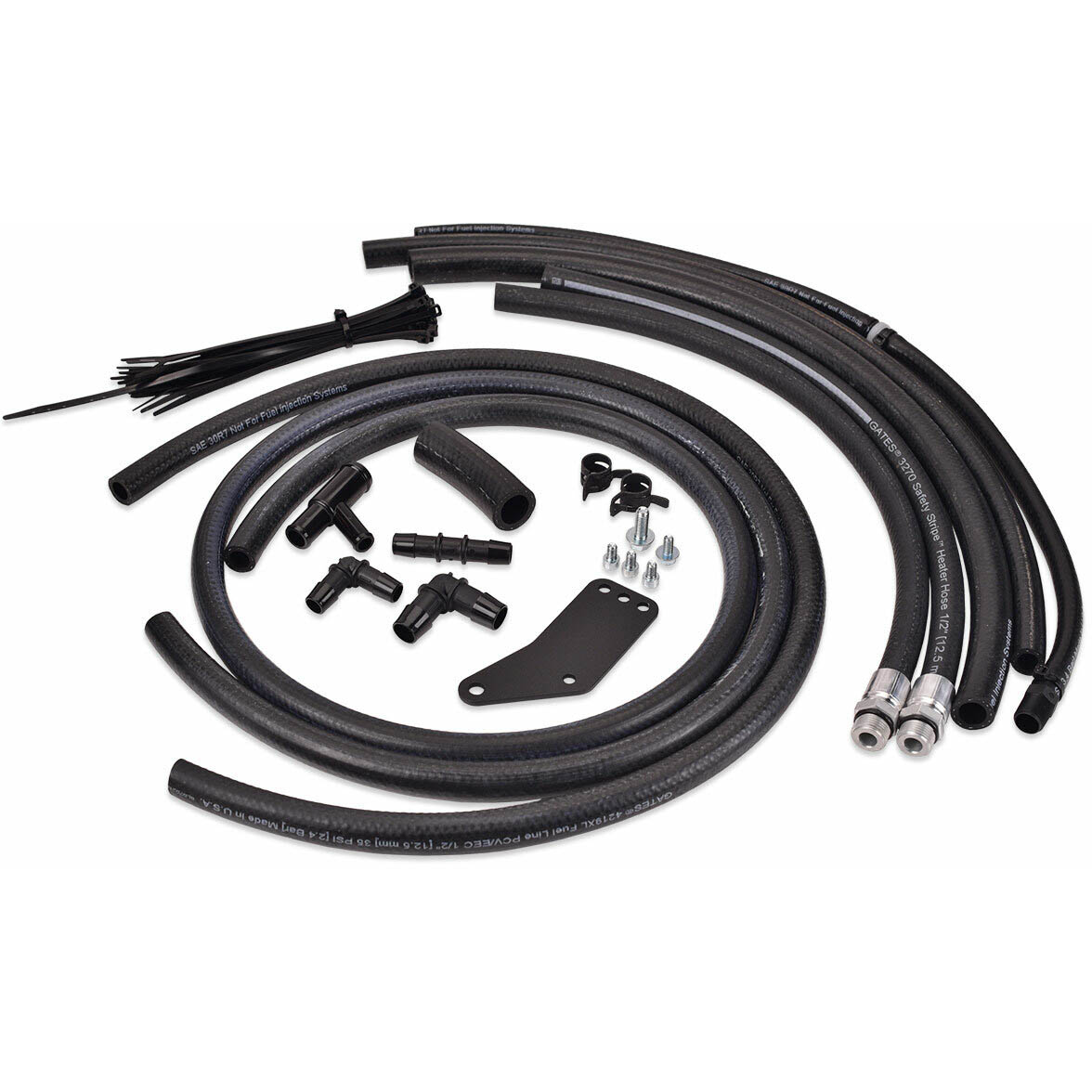 IAG V2 Street Series AOS Replacement Hose Line & Hardware Install Kit, 2002-2007 WRX & 2004-2007 STi