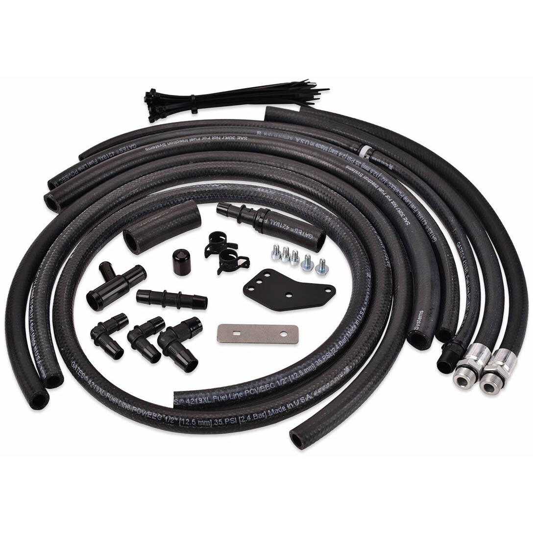 IAG V2 Street Series AOS Replacement Hose Line & Hardware Install Kit, 2008-2014 WRX & 2008-2021 STi