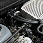 IAG v3 Street Series Air/Oil Separator (AOS) Kit (Wrinkle Black), 2008-2014 WRX & 2008-2021 STi - Angle 3