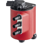 IAG v3 Street Series Air/Oil Separator (AOS) Kit (Wrinkle Red), 2004-2007 STi & 2002-2007 WRX - Angle 3