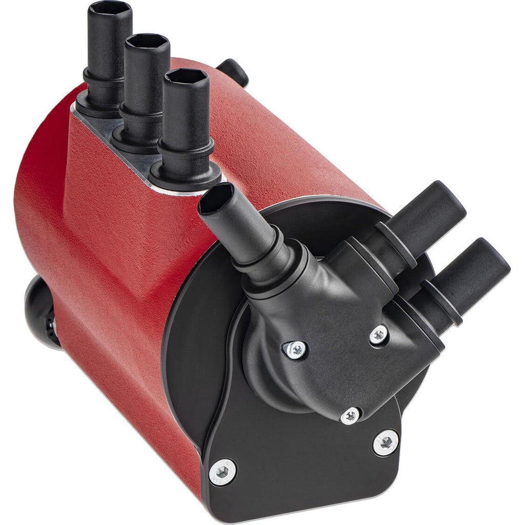 IAG v3 Street Series Air/Oil Separator (AOS) Kit (Wrinkle Red), 2004-2007 STi & 2002-2007 WRX - Angle 4