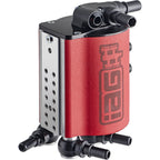 IAG v3 Street Series Air/Oil Separator (AOS) Kit (Wrinkle Red), 2015-2021 WRX - Angle 2