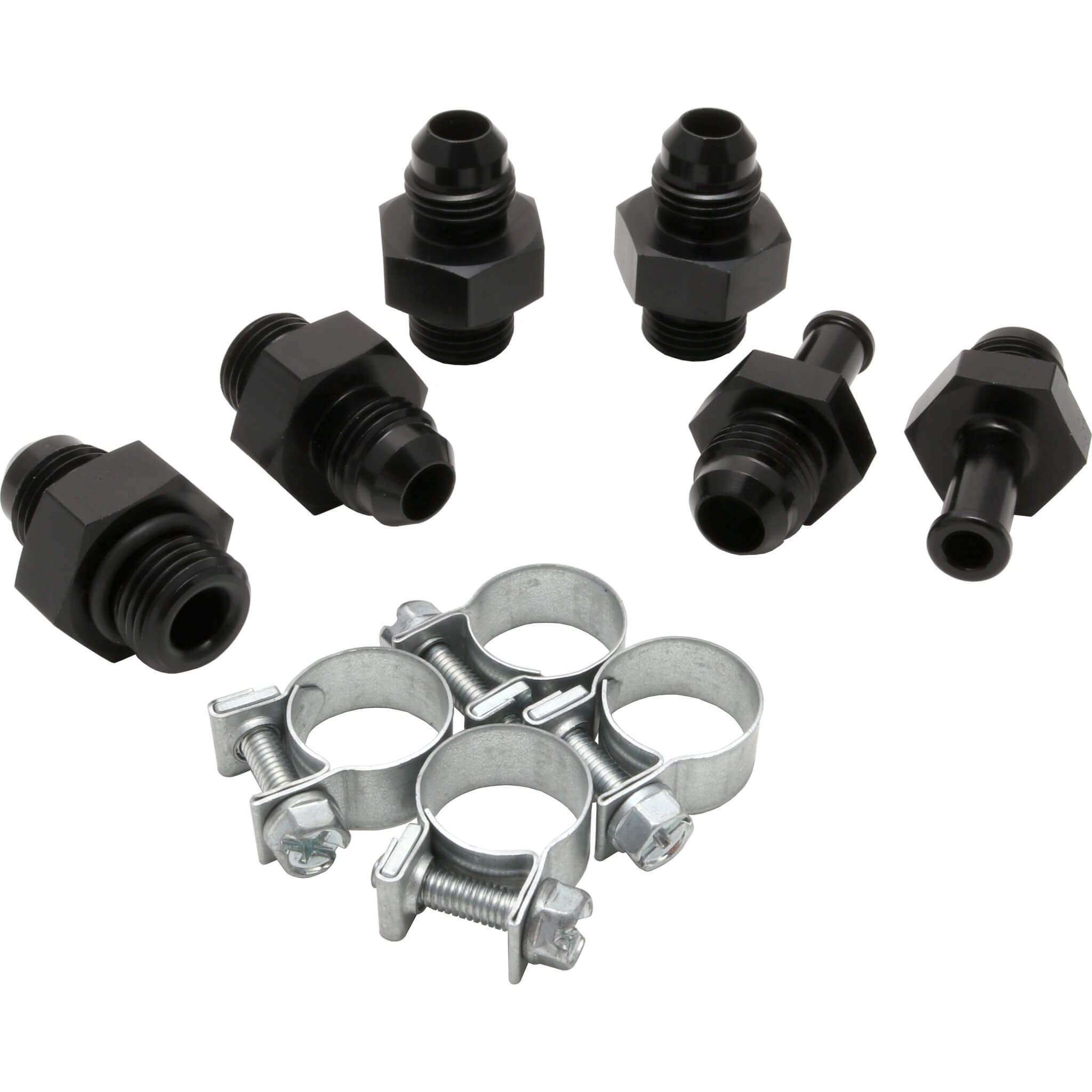 Injector Dynamics Fuel Hose Kit For Side Feed Conversion Kit, 2004-2006 STi - Angle 3