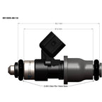Injector Dynamics ID1300-XDS Fuel Injectors (1300cc, Set/6), 2003-2008 350Z & G35 - Angle 2