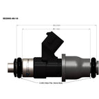 Injector Dynamics ID1300-XDS Fuel Injectors (1300cc, Set/6), 2009-2018 370Z - Angle 2