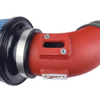 Injen SP Cold Air Intake System (Wrinkle Red), 2020-2023 GR Supra (A90) - Angle 2