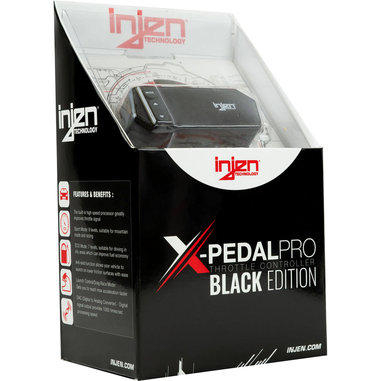 Injen X-Pedal PRO Black Edition Throttle Controller, 2013-2020 BRZ/FR-S/86