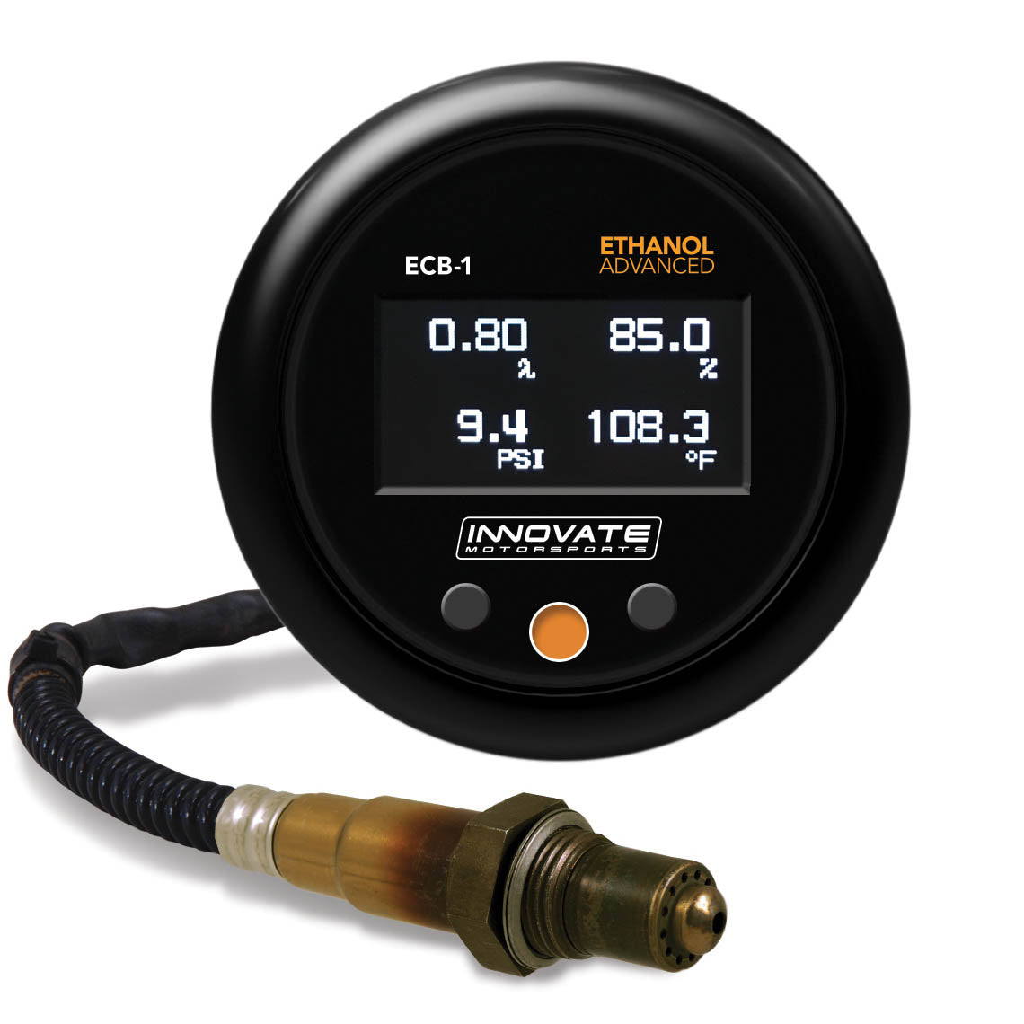 Innovate ECF-1 (Fuel) Ethanol Advanced Gauge Kit (SENSOR NOT INCLUDED)