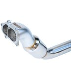 Invidia Downpipe (Divorced Bellmouth Inlet, w/ Cat), 2008-2014 WRX & 2008-2021 STi - Angle 2