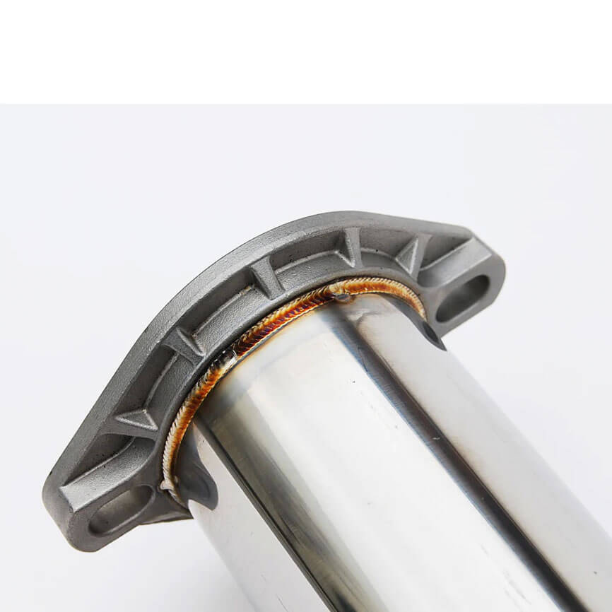 Invidia Downpipe (Divorced Bellmouth, w/ Cat & Extra O2 Bung), 2002-2007 WRX & 2004-2007 STi - Angle 4