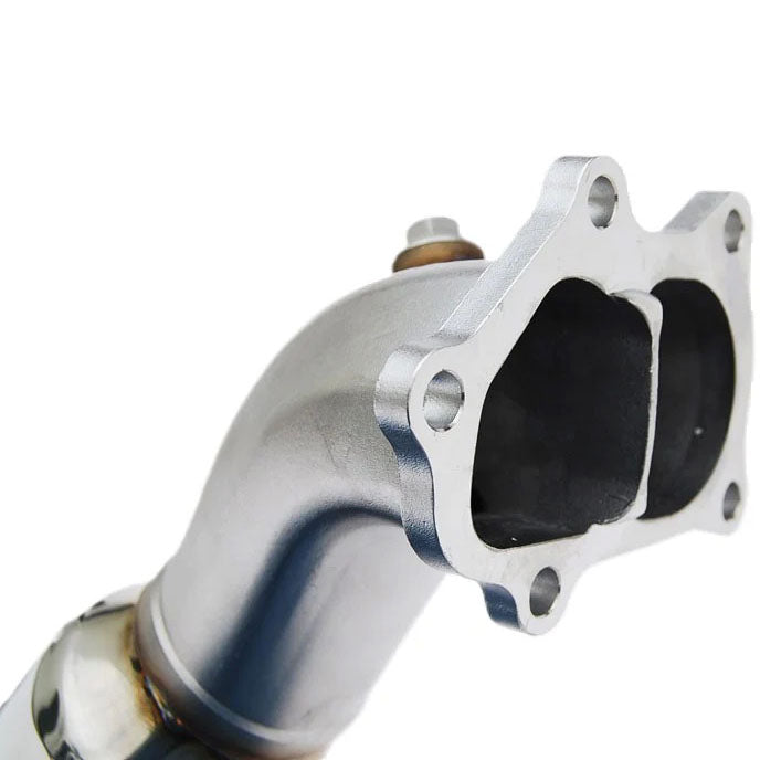 Invidia Downpipe (Divorced Bellmouth, w/ Cat & Extra O2 Bung), 2008-2014 WRX & 2008-2021 STi - Angle 2