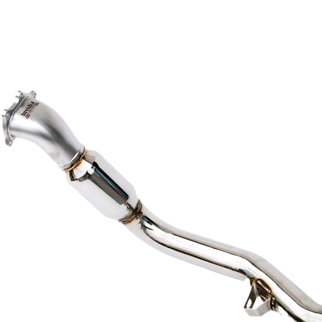 Invidia Downpipe (Divorced Bellmouth, w/ Cat), 2002-2007 WRX & 2004-2007 STi - Angle 2