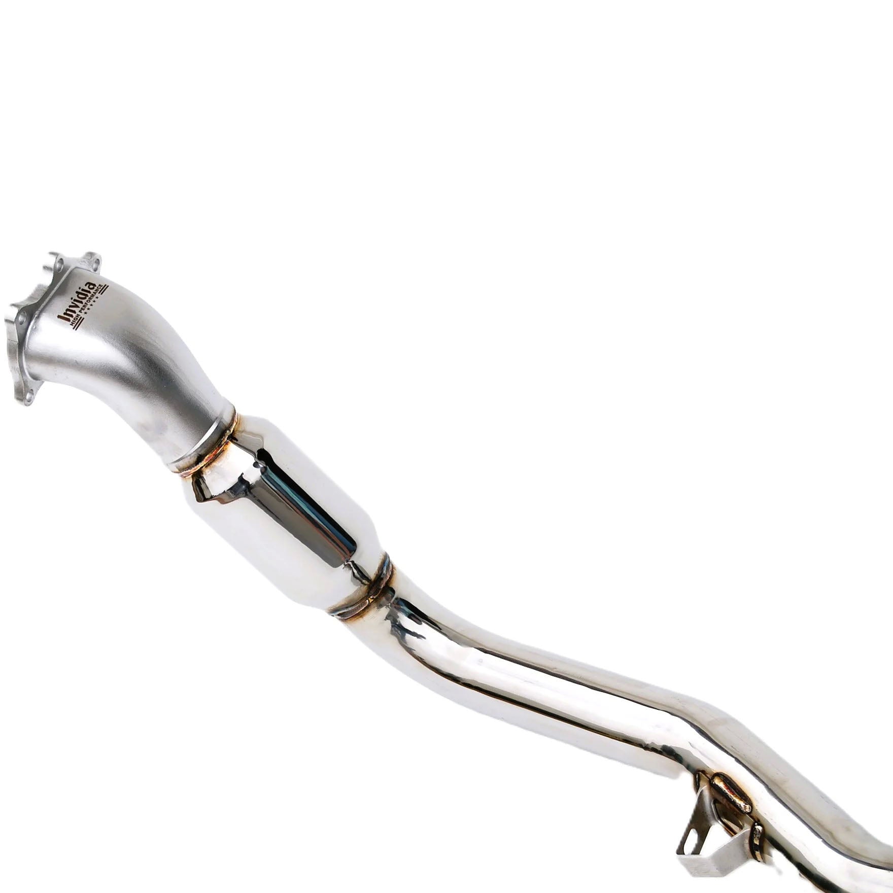 Invidia Downpipe (Divorced Bellmouth, w/ Cat), 2002-2007 WRX & 2004-2007 STi - Angle 2