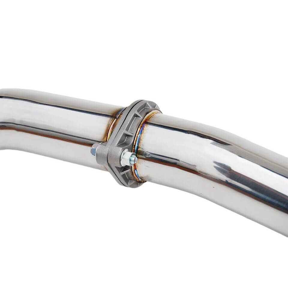 Invidia Downpipe (w/ Cat & Two O2 Sensor Fittings), 2015-2021 WRX (6MT) - Angle 3