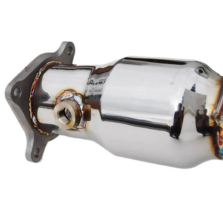 Invidia Downpipe (w/ Cat & Two O2 Sensor Fittings), 2015-2021 WRX (6MT) - Angle 4