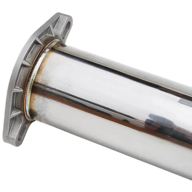 Invidia Downpipe (w/ Cat & Two O2 Sensor Fittings), 2015-2021 WRX (6MT) - Angle 5