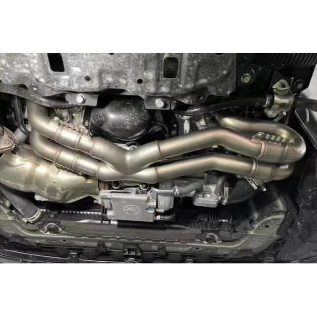 Invidia Exhaust Manifold Header (Unequal Length), 2022-2026 WRX - Angle 2