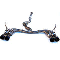 Invidia Full Titanium Gemini R400 Cat-Back Exhaust w/ Quad 101mm Ti Tips, 2011-2014 WRX & STi (Sedan)