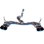 Invidia Full Titanium Gemini R400 Cat-Back Exhaust w/ Quad 101mm Ti Tips, 2011-2014 WRX & STi (Sedan)