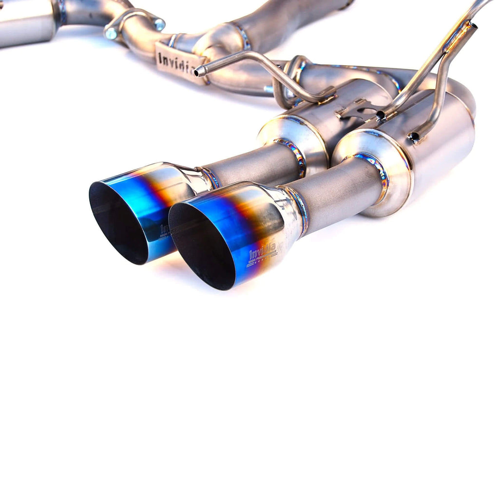 Invidia Full Titanium Gemini R400 Cat-Back Exhaust w/ Quad 101mm Tips, 2015-2021 WRX & STi