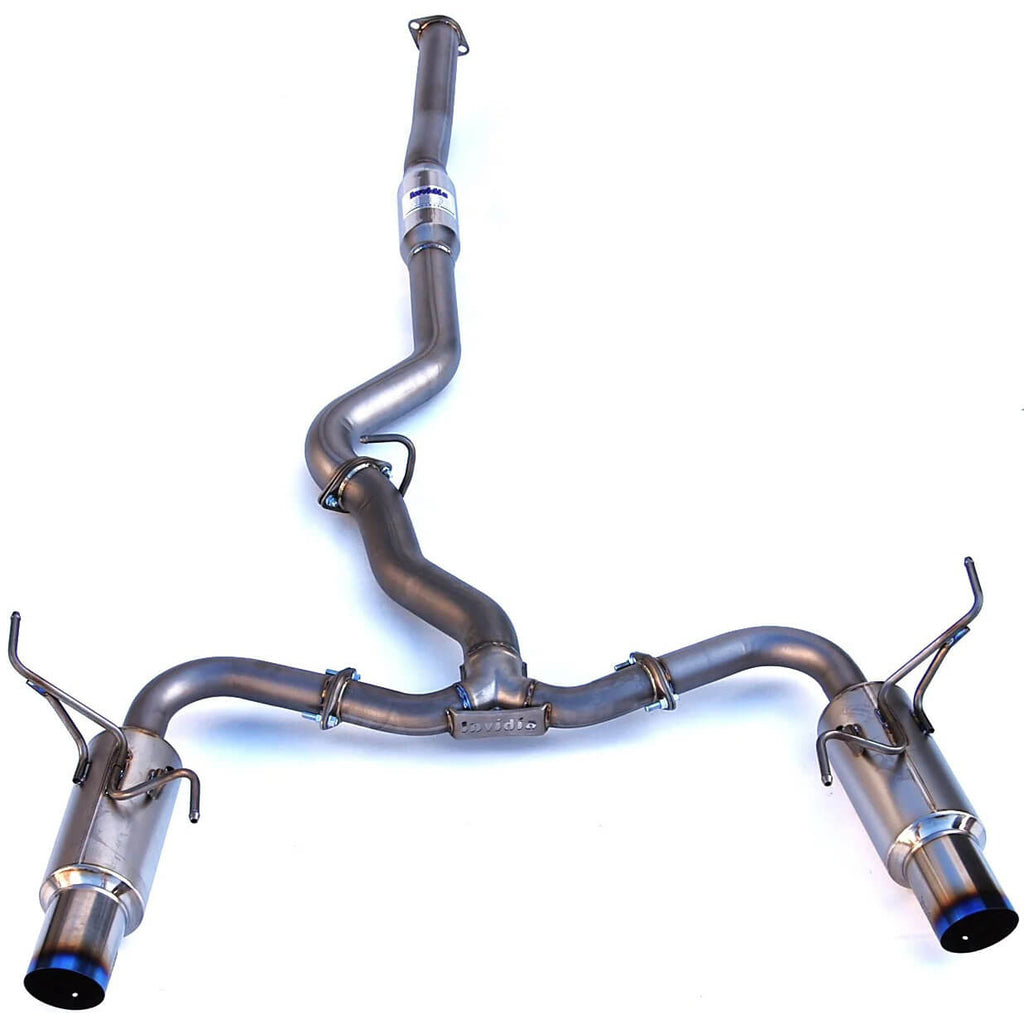 Invidia Full Titanium N1 Cat-Back Exhaust w/ Dual 101mm Tips, 2008-2014 WRX & 2011-2014 STi (Sedan)