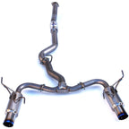 Invidia Full Titanium N1 Cat-Back Exhaust w/ Dual 101mm Tips, 2008-2014 WRX & 2011-2014 STi (Sedan)