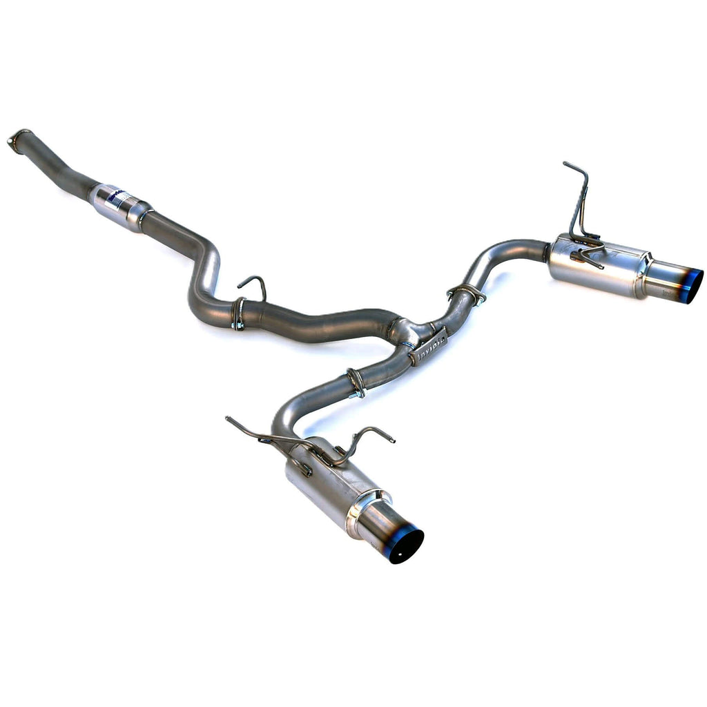 Invidia Full Titanium N1 Cat-Back Exhaust w/ Dual 101mm Tips, 2015-2021 WRX & STi