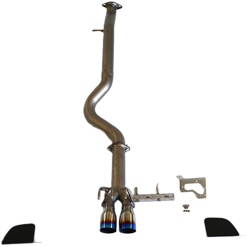 Invidia Full Titanium Racing Cat-Back Exhaust System w/ Dual 90mm Ti Tips, 2023-2025 GR Corolla