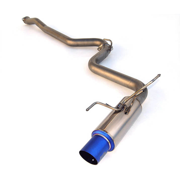 Invidia Full Titanium Racing Cat-Back Exhaust System w/ Single 101mm Tip, 2015-2021 WRX & STi